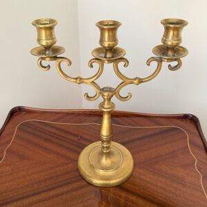 Elegant Brass Candelabra antique in good condition